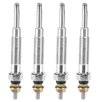 

4 Pcs Glow Plug Metal Ceramic Fine Plated RolLED Threads Preservative Anti-Vibration Automobile Parts For Mitsubishi 1994-2000