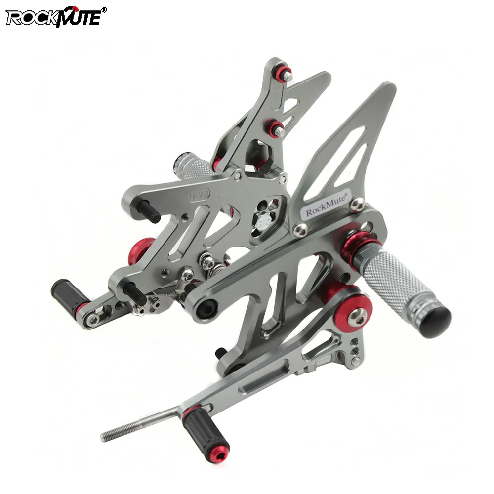 Motorcycle Adjustable Rider Rearset For Aprilia RSV4 FACTORY APRC ABS 2013-2016 CNC Aluminum Foot Pegs Pedal Footrest
