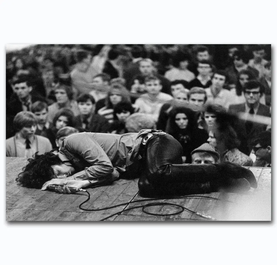 THE DOORS American Rock Jim Morrison-Silk Art Poster Wall Sicker Decoration Gift
