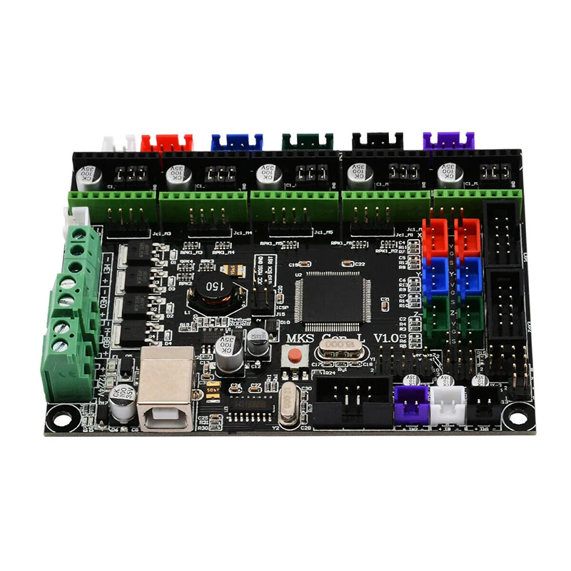 Плата 3D-принтера MKS Gen L контроллер совместимый с Ramps1.4/Mega2560 R3 Поддержка A4988/8825/TMC2208/TMC2100 драйверы