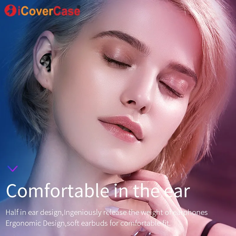 Twins Bluetooth Earphones For iPhone 11 Pro Max X XR XS 8 Plus Bass Stereo Wireless Headphone Earbud with Charging Box and Mic