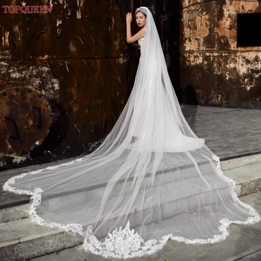 Extra long wedding veils deals