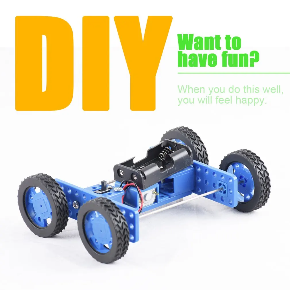 Diy технология производства собранная игрушка небольшое резиновое колесо два привода автомобиля 30
