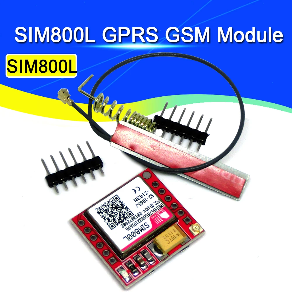 SIM800L GPRS GSM модуль ядро четырехдиапазонный TTL последовательный порт IPX интерфейс PCB