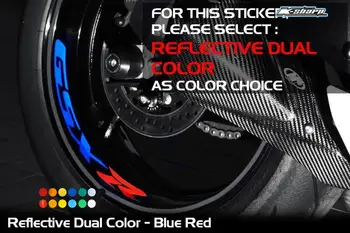 

For SUZUKI GSXR Custom Inner Rim Declas Wheel Reflective Stickers Stripes
