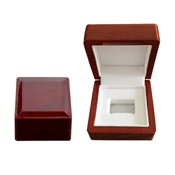 

2Pcs Wooden Velvet Box Finger Storage Display Case Wedding /Proposal Rings
