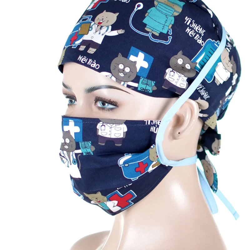 Only Mask 17 Медицинские маски унисекс с животным узором, хирургический скраб-маска, хлопок, регулируемые качественные маски для больниц или работы, ремешки для стоматолога - Цвет: Only Mask 17