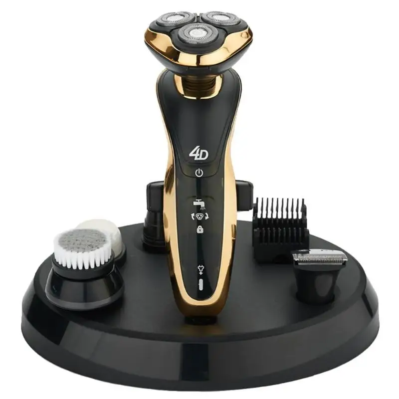 

Men Washable Rechargeable Electric Shaver Razor Shaving Beard Machine Kit