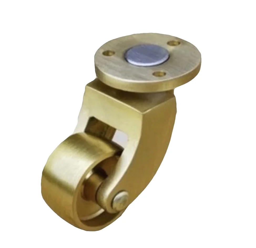 4pcs Brass Universal Caster Coffee Table Piano Heavy Round Wheelswheel