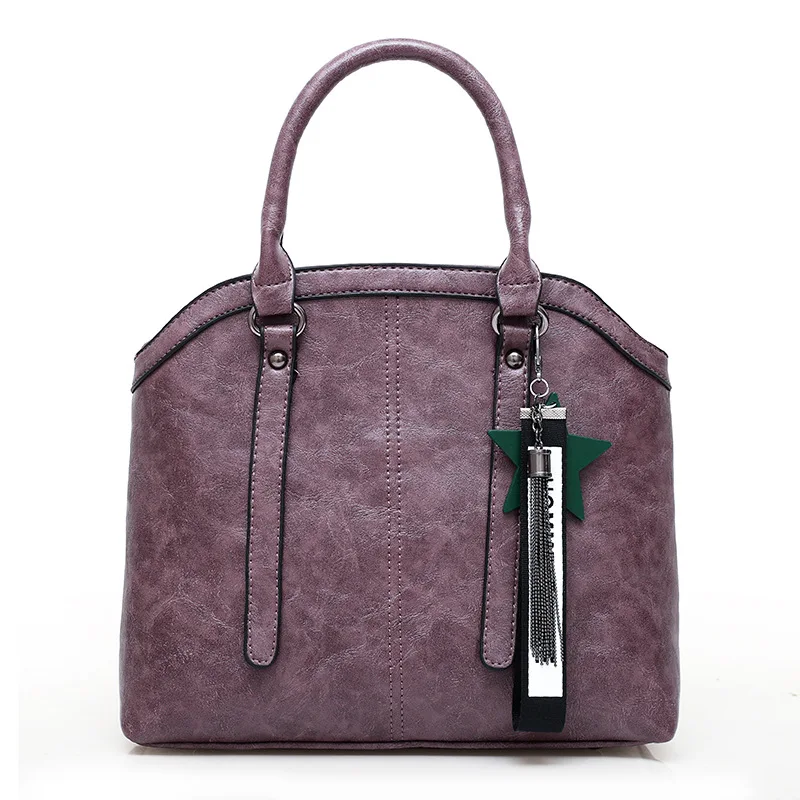 

Qian yi niao 2019 Four Seasons New Style Three-piece Set Retro Different Size Bags One-Shoulder Diagonal Handbag Lady Bag Large
