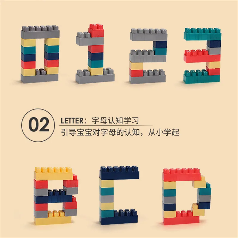 100Pcs Montessori Learning early Education juguetes kindergarten DIY particle toys assembly plastic building blocks 100Pcs Montessori Learning early Education juguetes kindergarten DIY particle toys assembly plastic building blocks