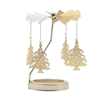 

Holiday Bedroom New Year Festival Tea Light Home Decor Christmas Candlestick Bedside Party Living Room Ornaments Aromatherapy