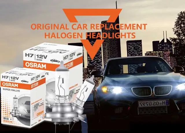 OSRAM H7 12V 80W PX26d 62261 Super Rallye Off Road Light Car Halogen  Headlight Auto Bulb 3200K Original Lamp OEM Quality (1pc) - AliExpress