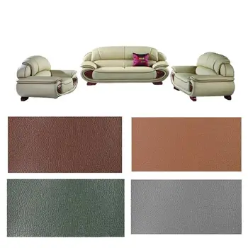 

20x10cm Self-Adhesive Synthetic Leather Sofa PU Artificial Faux Repair Hole Sticker for Sofas Wallet