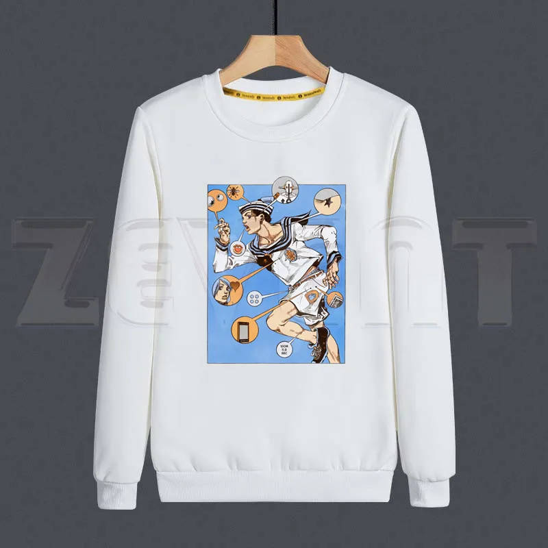 JoJo Bizarre Adventure Stone Ocean Steel Ball Run JoJo Lion Men Hoodies Sweatshirt Print Trend Mens Clothes Hip-Hop Male JoJo Bizarre Adventure Stone Ocean Steel Ball Run JoJo Lion Men Hoodies Sweatshirt Print Trend Mens Clothes Hip-Hop Male