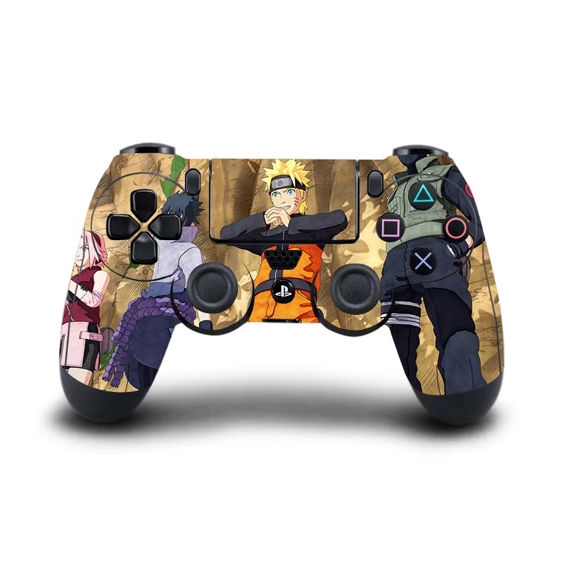 Аниме стикеры Naruto PS4 контроллер виниловое покрытие Наклейка Обложка для sony playstation