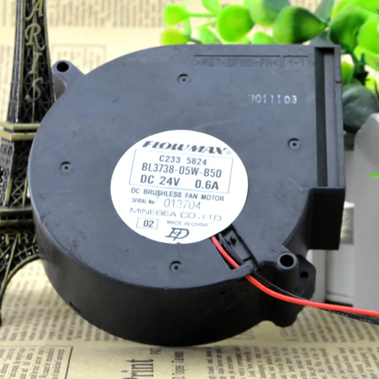9733 BL3738-05W-B50 24V 0.6A защиты электродвигателя Вентилятор охлаждения