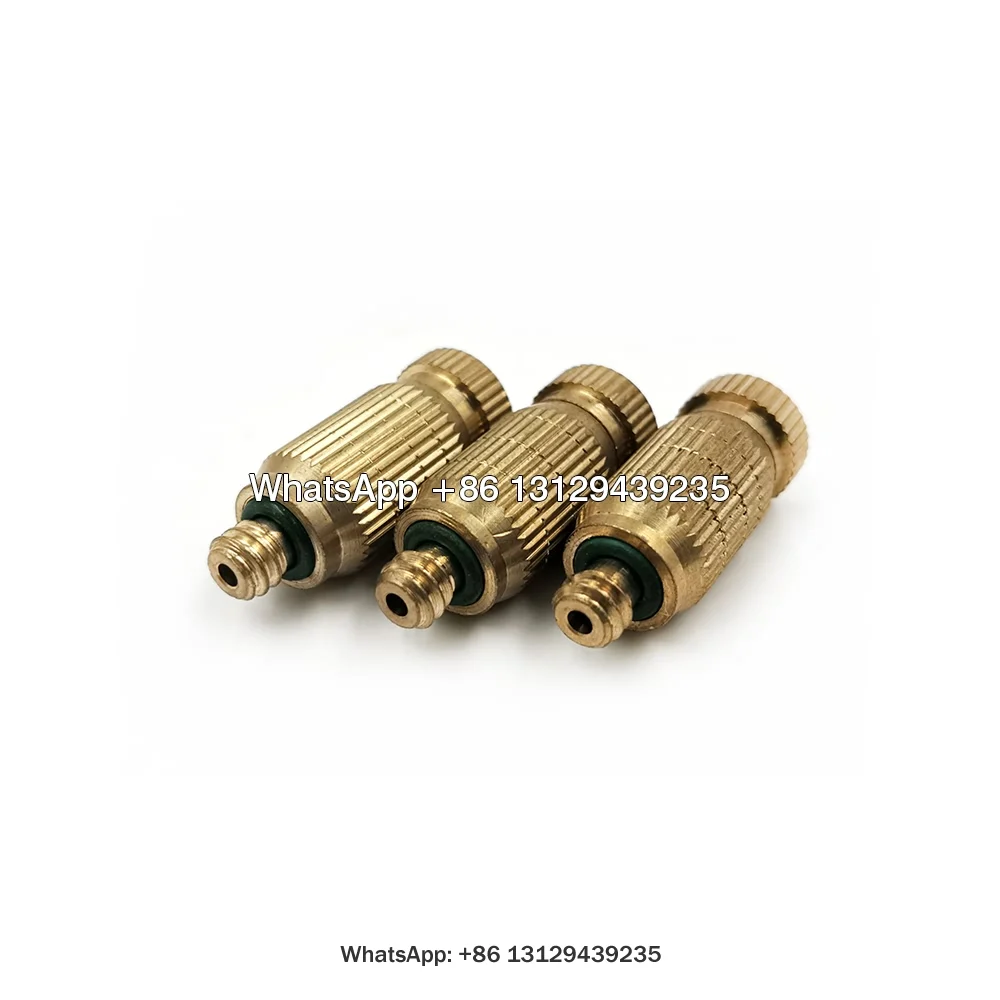 Fog Misting Nozzle Anti Drip fog mist 3/16&quot Thread Brass Fogging Garden Sprinklers | Дом и сад