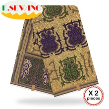 Анкара африканская вощеная ткань принтом 12 ярдов хлопок настоящий голландский воск Гана нигерийский стиль для шитья африканские платья одежда 30