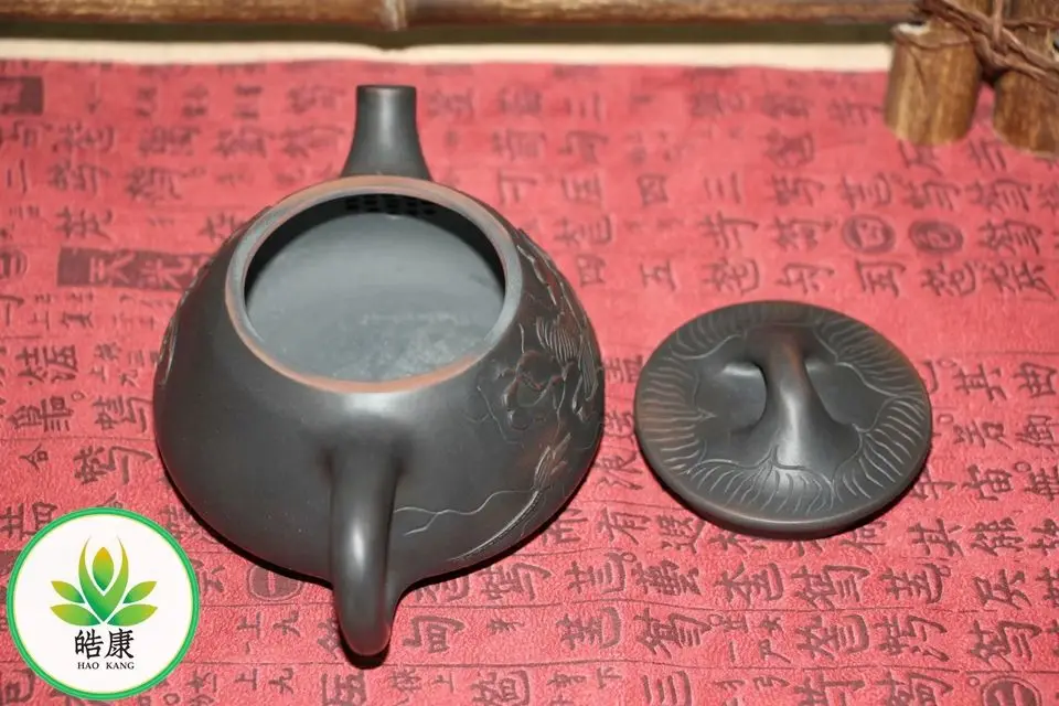 Jian shui ceramic tea pot for puer and black tea Каменная тыква из Цзяньшуй 150ml