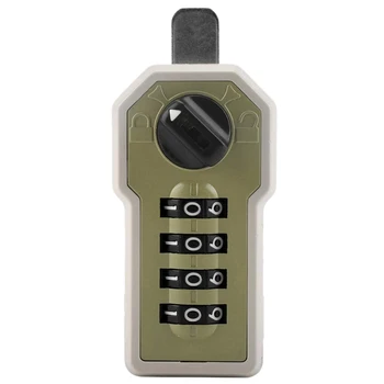 

Combination Lock Wall Mounted 4 Digit Code Password Cam Cabinet Convenient Security Coded Lock with Key for Storage Box