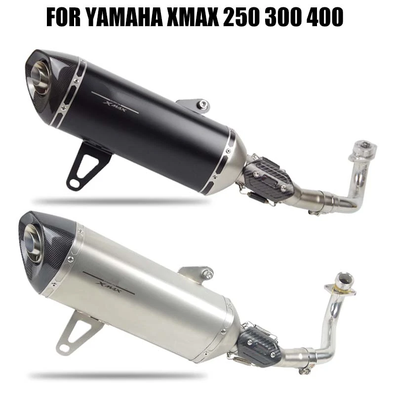 Глушитель для мотоцикла yamaha x-max 250 300 400 глушитель выхлопной трубы слипон полный