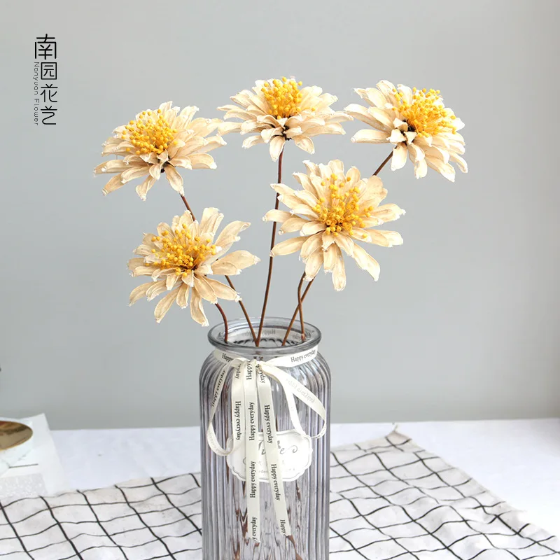 

[Wu shi hua] Handmade Preserved Fresh Flower Artificial Plant Dried Flower Shell Dried Flower Portulaca Grandiflora Floral Illus