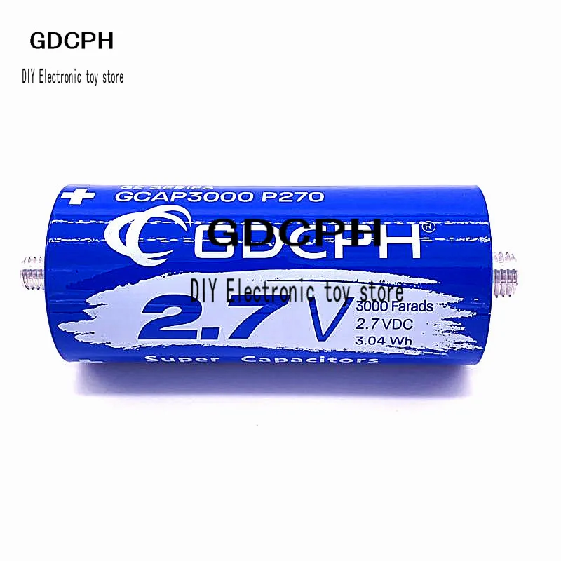 Супер фарад конденсатор 2,7 V 3000F 136*60mm dos pes 2.7V3000F супер конденсатор для автомобиля