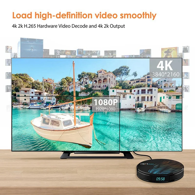 Hk1 Max Smart Tv Box Android 9,0 4 Гб 64 Гб Rk3328 1080P 4K Wifi G Oogle Play Netflix телеприставка медиаплеер Android box 9,0 (