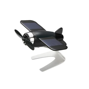 

Solar Aircraft Model Decoration Creative Car Simulation Aromatherapy Aircraft Alloy Decoration Car Interior