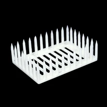 6x пластик белая королева пчела клетка-изолятор выращивание Ловец пчеловодства Безопасный инструмент