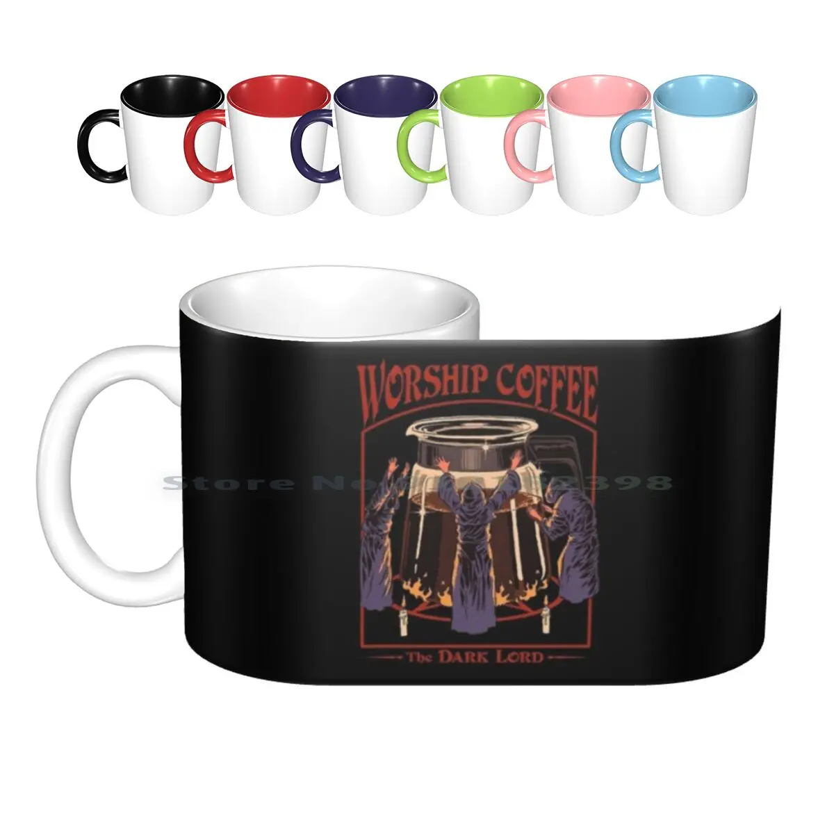 Culto Caffè Tazze In Ceramica Tazze Da Caffè Tazza Da Tè Al Latte Culto Caffè 80S 70S Addict Horror Cult Occulto Lovecoffee Vintage Retro