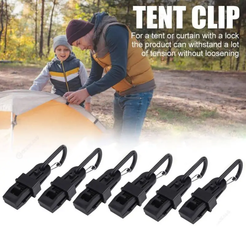 

Tent Clips Tent Canopy Clip Wind Rope Awning Fixed Buckle Multi-function Clip Outdoor Camping Tent Accessories