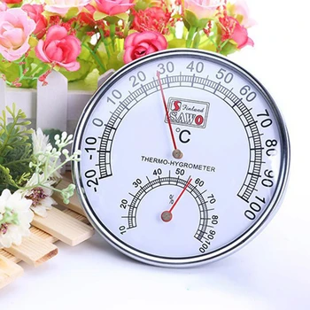 

Thermo-hygrometer Sauna Thermometer Hygrometer Humidity Temperature Meter 0-120 Barbecue BBQ Smoker Thermometer