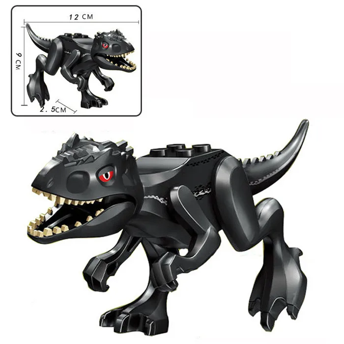 8 Pcs Dinosaurs World Dinosaurs Figures Building Blocks Bricks Tyrannosaurus Assemble Dinosaurs Classic Kids Toy For Gift