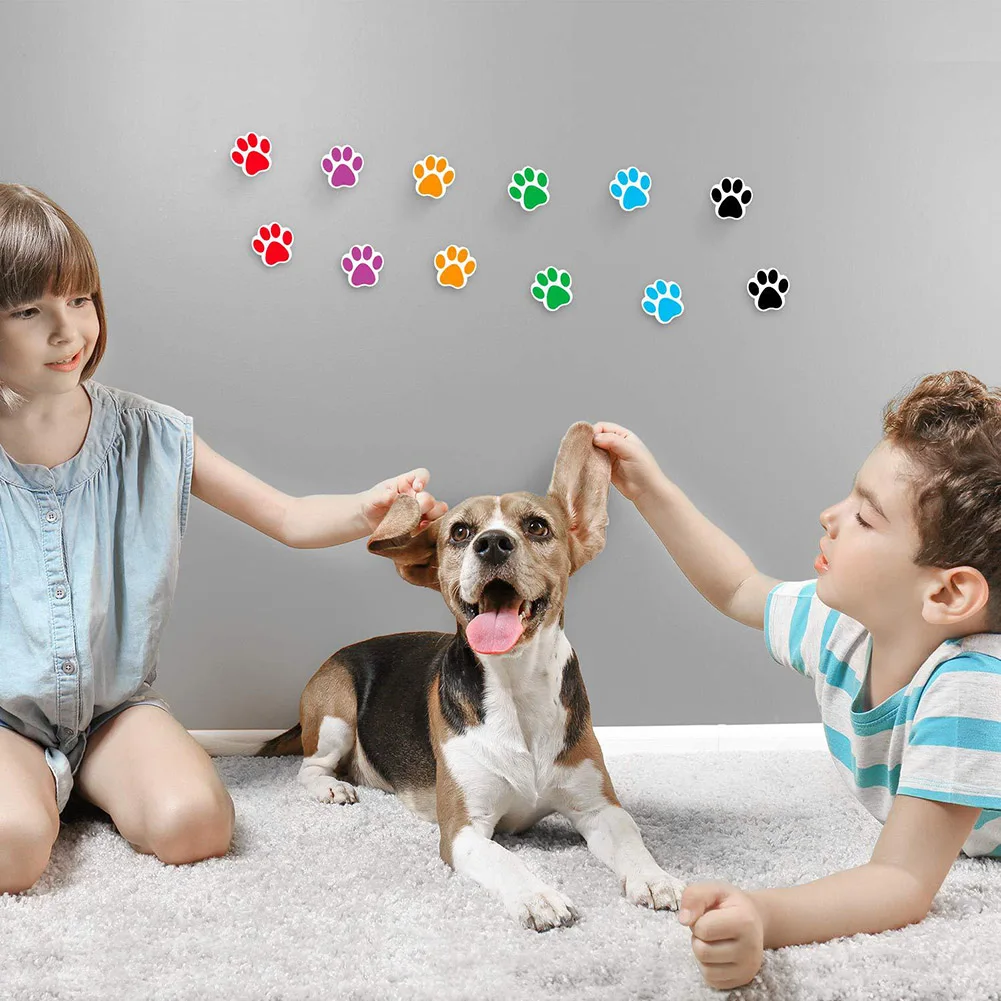 500 шт круглая крафт бумажная наклейка печать Pet Paw напечатанная декоративная
