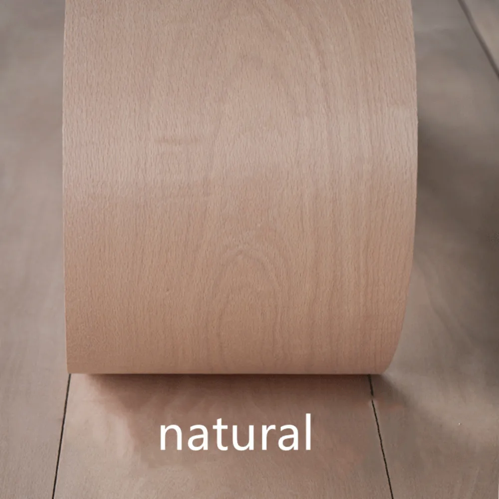 

2x Natural Wood Veneer Steamed Beech for Furniture about 15cm x 2.5m 0.4mm thick C/C