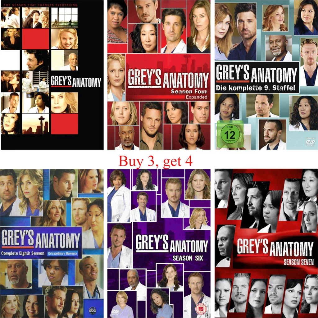 Part 2 Grey S Anatomy Posters Tv Show Wall Stickers Glossy Paper Prints Clear Image Livingroom Bedroom Decoration Home Art Brand Wall Stickers Aliexpress