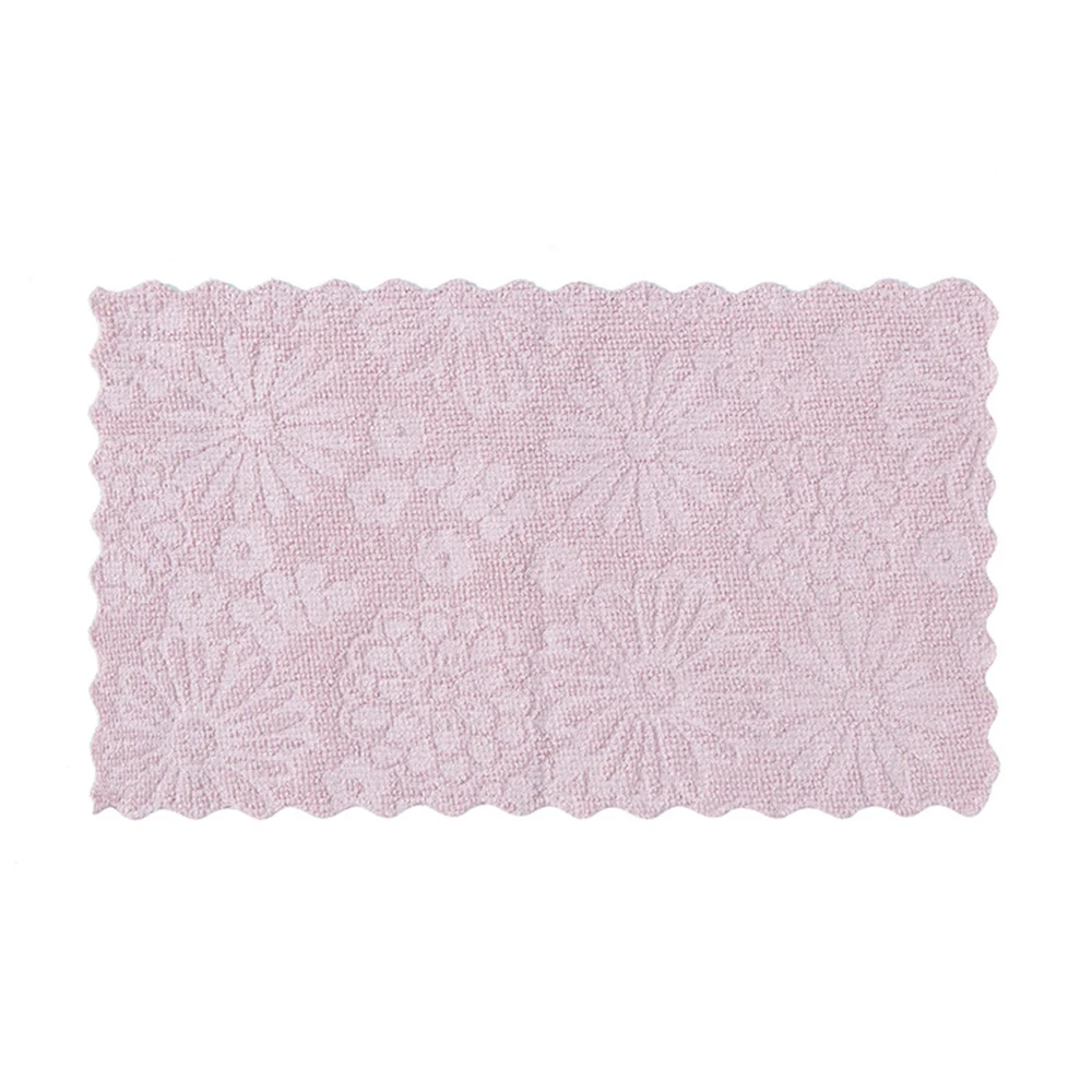 2/4/8 шт. сверхвпитывающая микрофибра кухонная ткань для посуды с высоким уровнем эффективная посуда домашнее полотенце для уборки Кухня гаджеты Инструменты - Цвет: Розовый