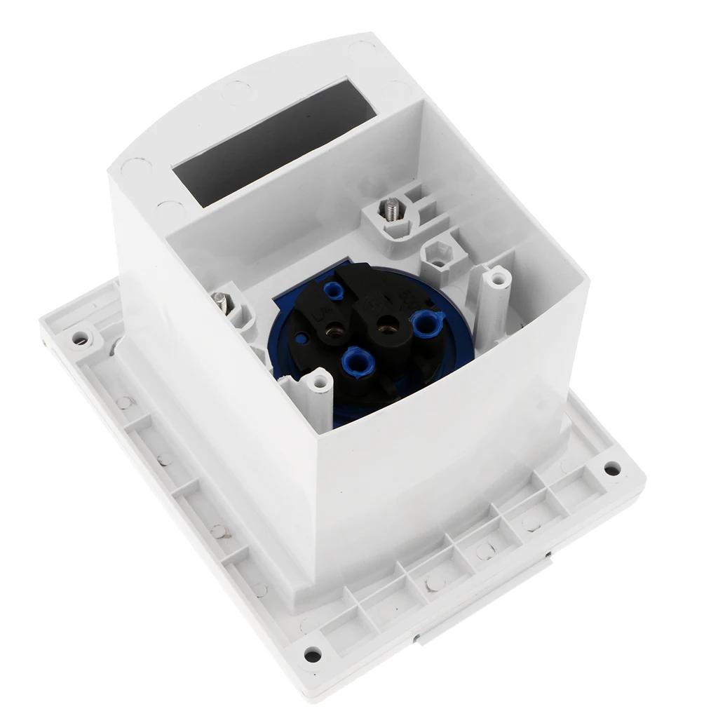 RV Camper 220V-240V 16A External Flush Hook Up Waterproof  Plug Socket
