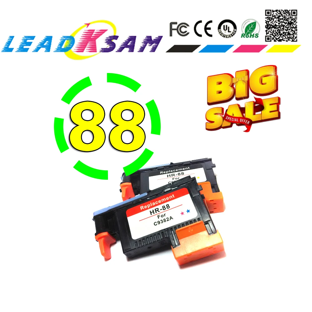 Совместим с печатающей головкой hp 88 C9381A C9382A для головки hp88 K550 K5400 K8600 L7000 L7480 L7550 L7580