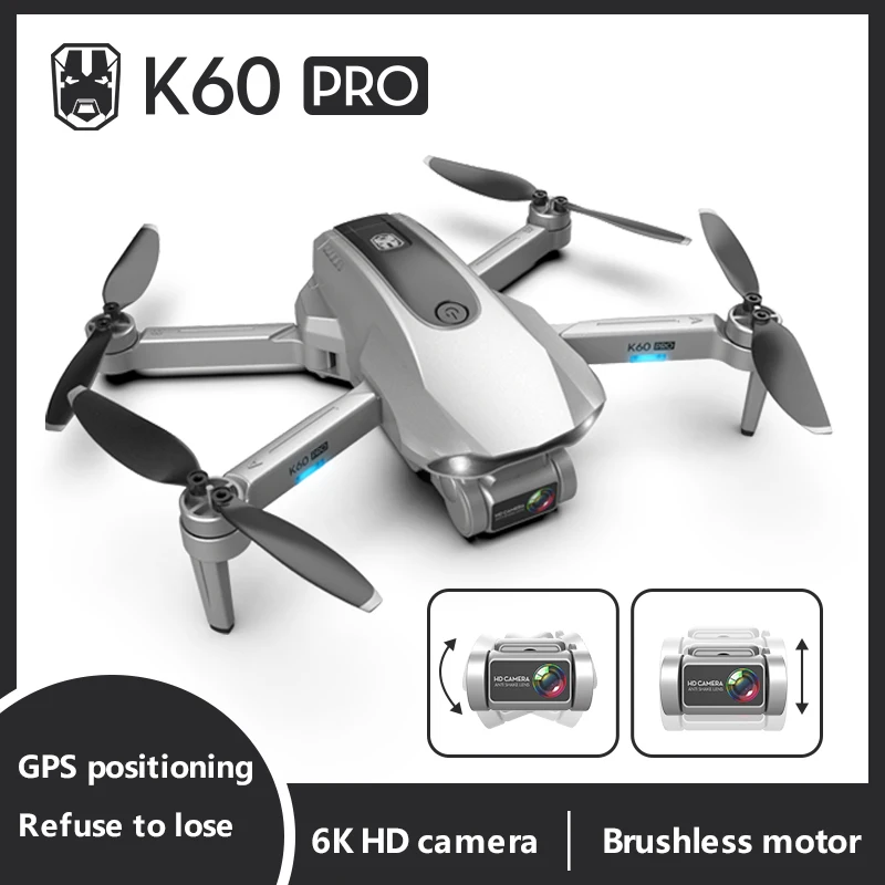 

Two-axis Self-stabilizing Gimbal RC Drone Brushless GPS Folding Remote Control Helicopter 6K HD Aerial Photography PRO Aircraft