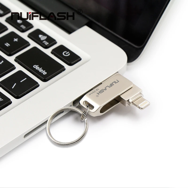 USB флэш-накопитель для iPhone X/8/7/7 Plus/6 Plus/6s/5/SE/ipad 2 в 1 флеш-накопитель 16 ГБ 32 ГБ 64 ГБ 128 ГБ флэш-накопитель usb 2,0