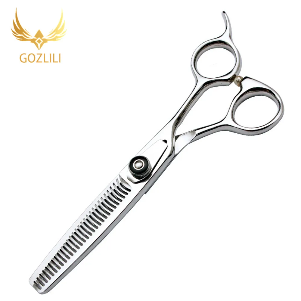 GOZLILI New Arrived 6.0Inch Double Side 30 Teeth Thinning Scissors,Professional Salon Human Hair Thinning Shears Hair Tools (5)