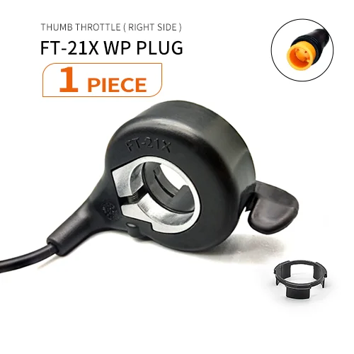 Electric Bicycle and Scooter Universal Finger Thumb Throttle with Waterproof SM Plug