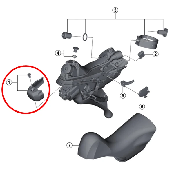 Shimano ST RS685 ST R785 Name Plate 