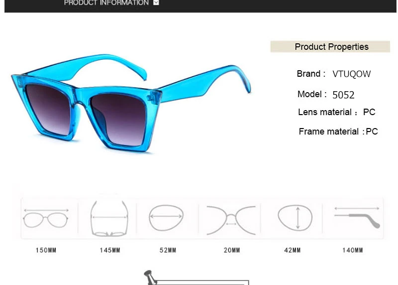 Fashion Cat Eye Sunglasses Women Brand Designer 2020 Vintage Candy Color Lens Sun Glasses Female Lady Sunglass Gradient Plastic (9)