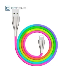 Cafele USB кабель для зарядки радужные кабели Micro usb type C для Iphone Xiaomi samsung Android зарядное устройство USB кабель для передачи данных