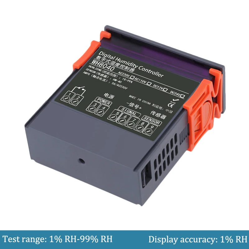 Цифровой контроллер влажности Pymeter WH8040 электронный 1%-99% | Инструменты