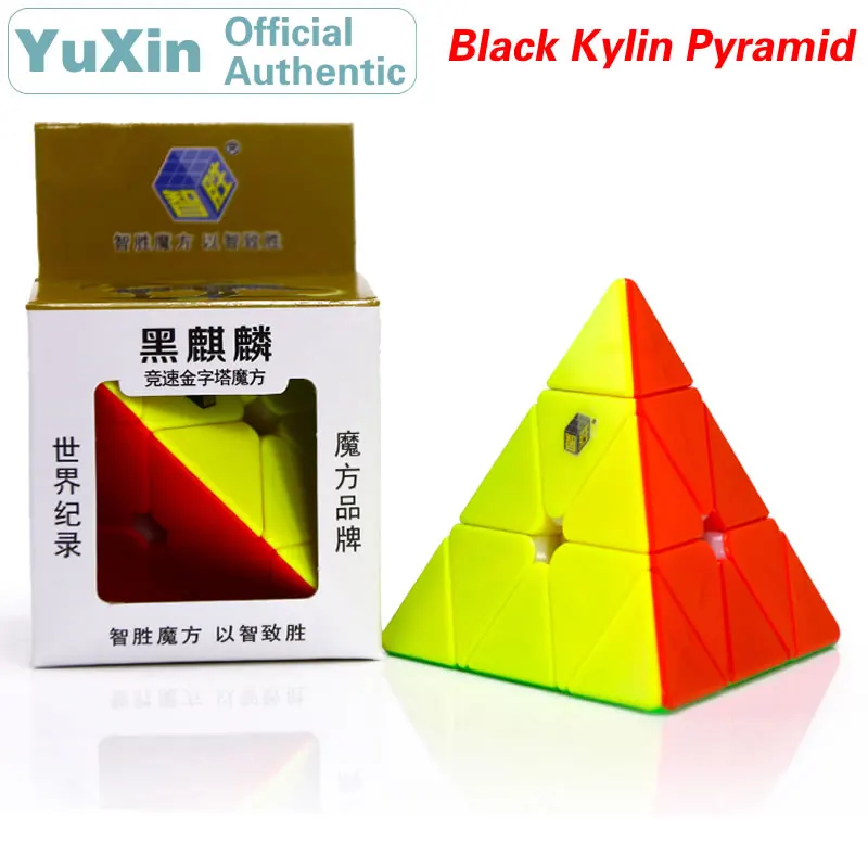 YuXin Black Kylin Pyraminxeds, волшебный куб, чжишэн, единорог, пирамида, скорость, твисти, головоломка, головоломка, развивающие игрушки для детей